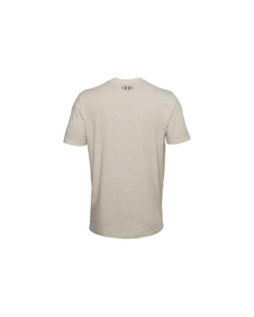 Under Armour White Letter Printing Johnson Training Sports for men