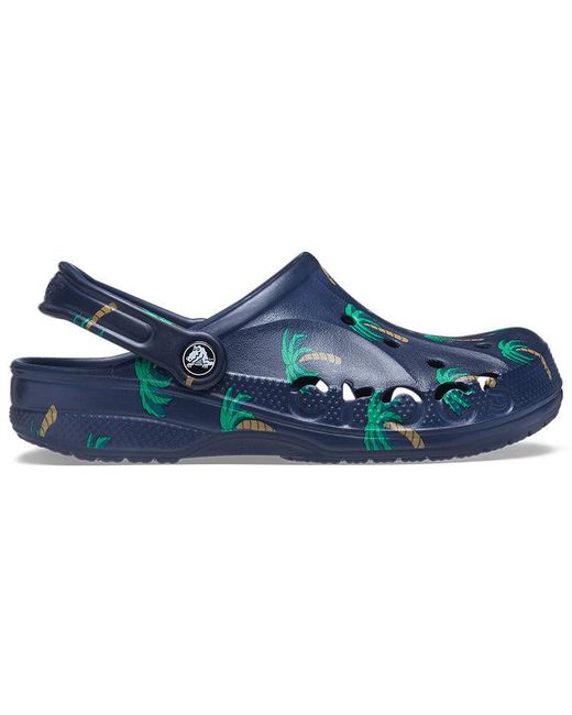 CROCSTM Blue Classic Baya Clog Coconut Tree for men
