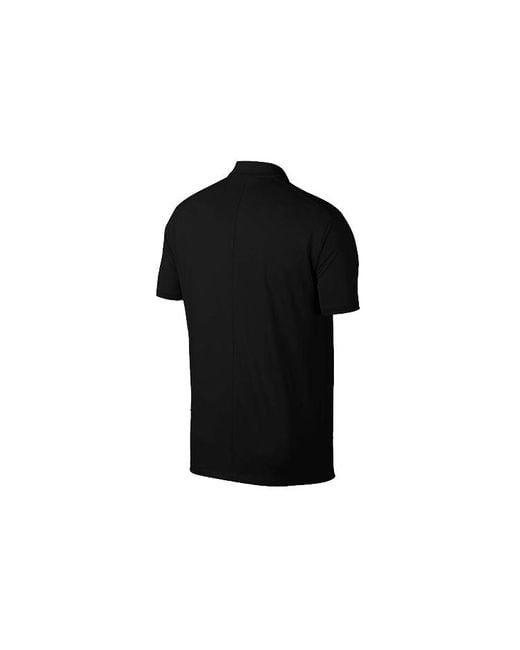 Nike Black Golf Dry Victory Casual Sports Short Sleeve Polo Shirt for men