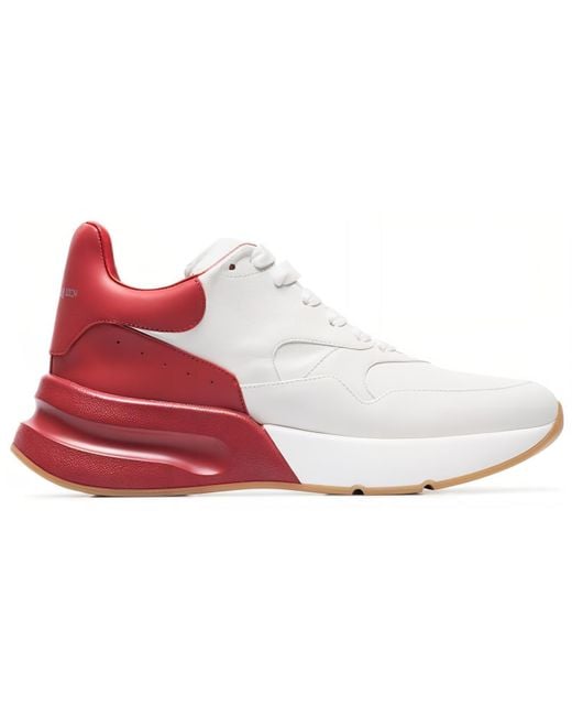 McQueen Red Oversized Sneakers Lust' for men