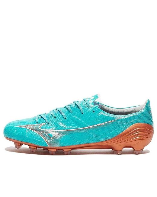 Mizuno Blue Alpha Japan Soccer Cleats for men