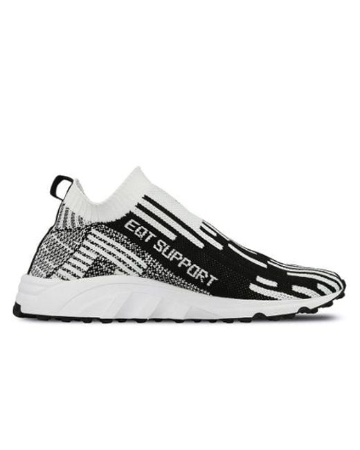 Adidas Black Eqt Support Sock Pk 'Cloud' for men