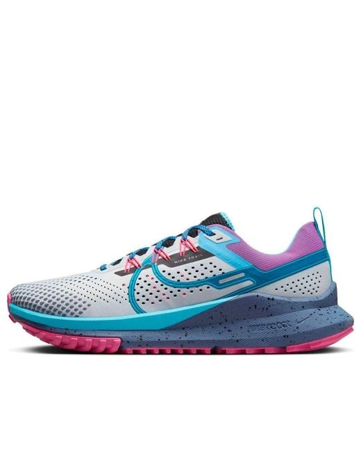 Nike Blue React Pegasus Trail 4 Se 'Pure Platinum Baltic' for men