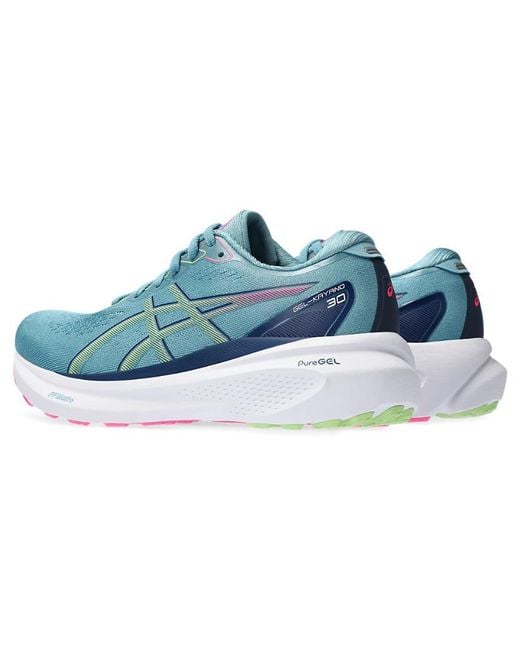 Asics Blue (Wmns) Gel-Kayano 30 'Gris Lime'