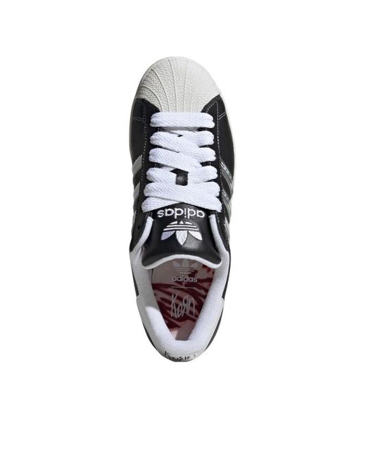 Adidas Blue X Korn Superstar Whtie' for men