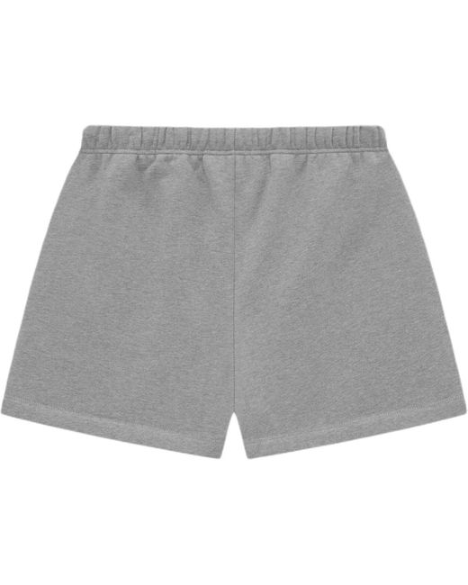 Fear Of God Gray Fleece Soccer Short 'Dark Heather' for men