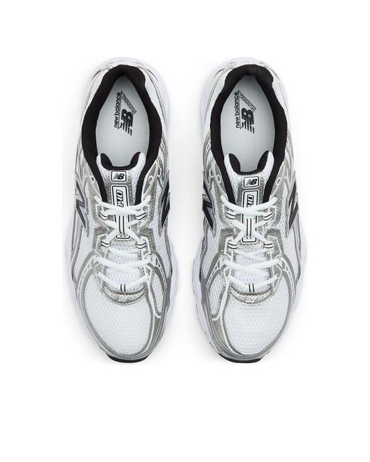 New Balance White 740 Metallic' for men
