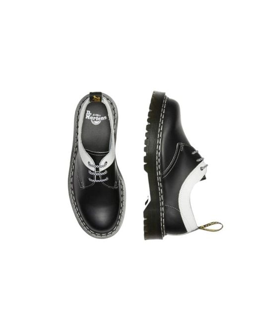 Dr. Martens Brown 1461Bex Smooth Contrast Leather Oxford Shoes for men