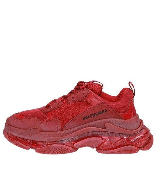 Balenciaga Red (Wmns) Triple S 'Burgundy'