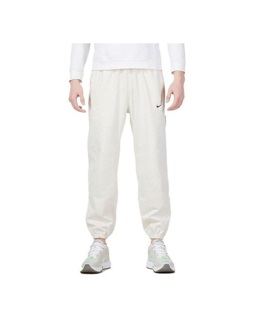 Nike White Dri-fit Standard Issue Basketball Trousers for men