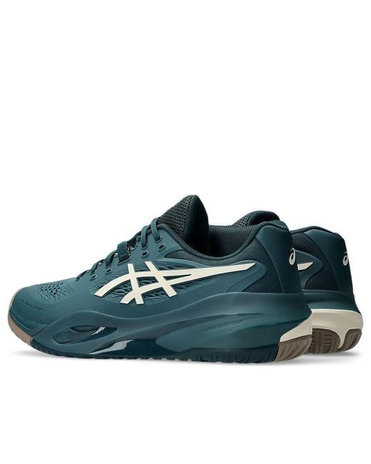 Asics Blue Gel-Resolution X Wide 'Saxon Birch' for men