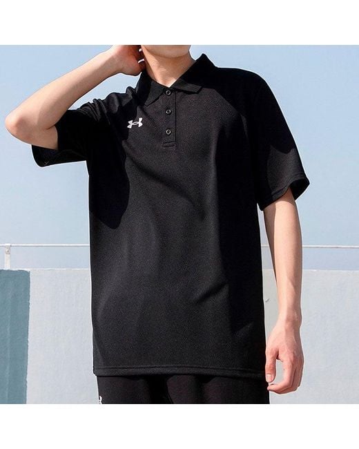 Under Armour Blue Causual Sports Training Ventilate Polo for men