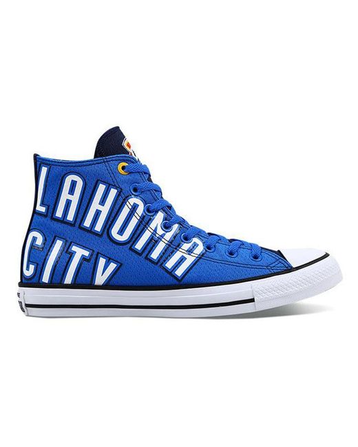Converse Blue Chuck Taylor All Star Hi Franchise Oklahoma City Thunder for men