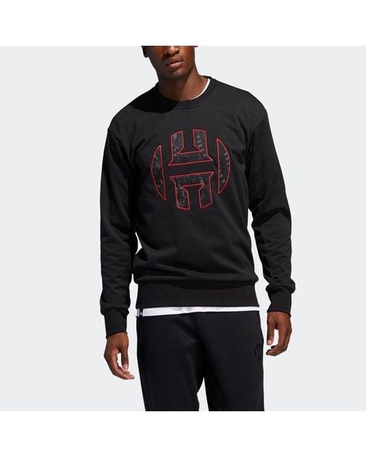 Adidas Blue Basketball Sports Round Neck Pullover for men