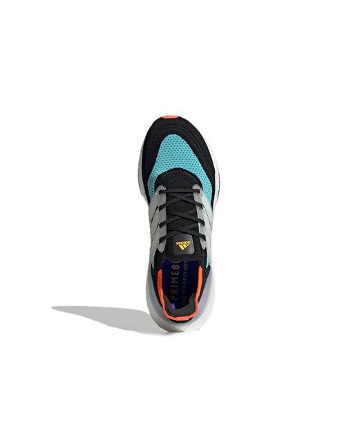 Adidas Blue Ultra Boost 21 Running Shoes Pulse Aqua' for men