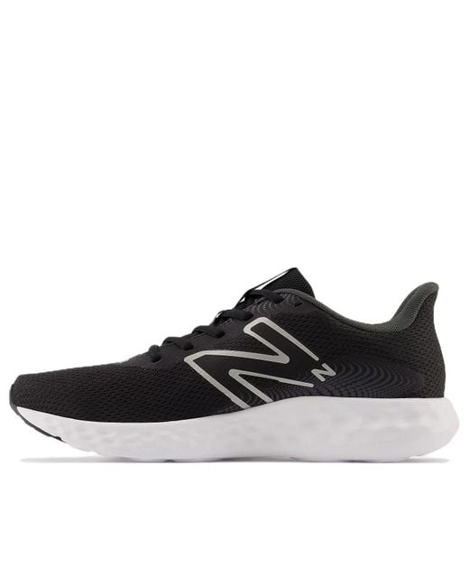 New Balance Black 411V3 Shoes Dark Metallic' for men