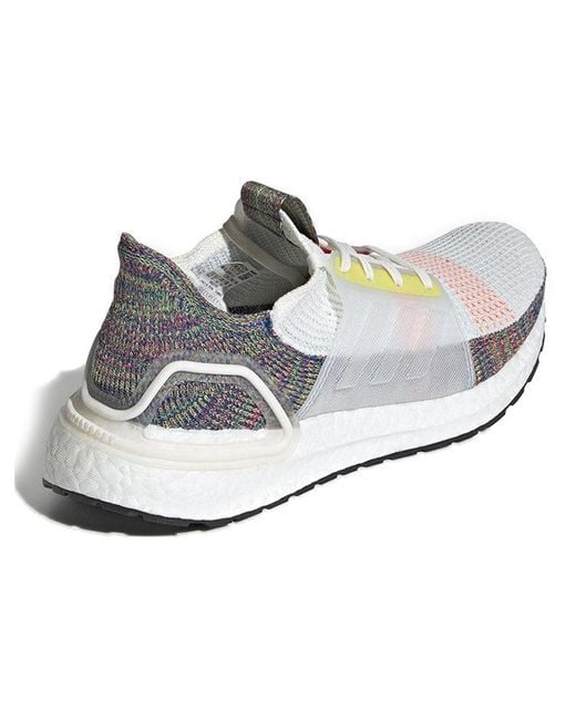 Adidas White Ultraboost 19 'Pride' for men