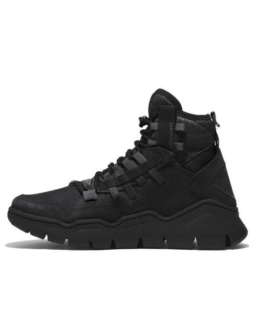 Timberland Black (Wmns) Earthkeepers By Rburn Timberloop Utility Boots Nubuck'