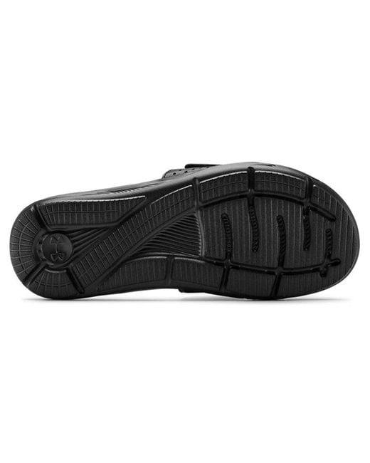 Under Armour Black Ignite 6 Slide for men