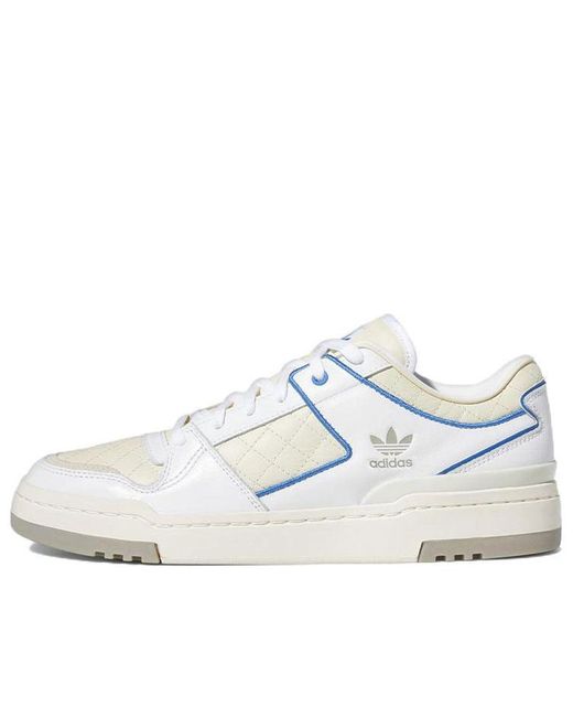 Adidas White Forum Luxe Low 'Cream Quilted' for men