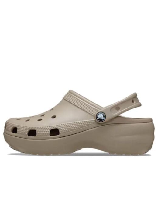CROCSTM Brown (Wmns) Classic Plaform Clog 'Taupe'