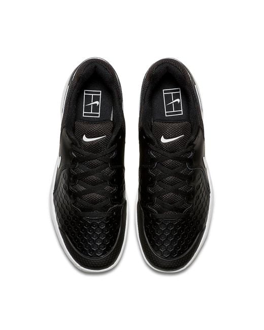 Nike Black Air Zoom Resistance Tennis Shoes for men