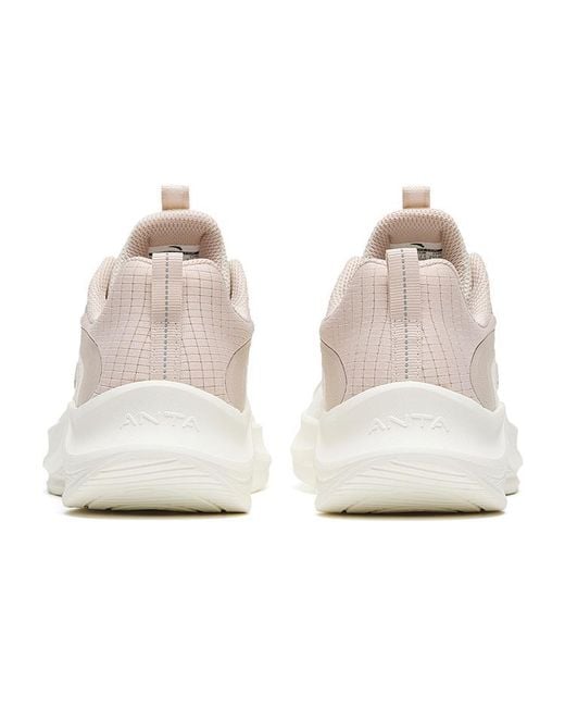 Anta White Lightweight Running Shoes