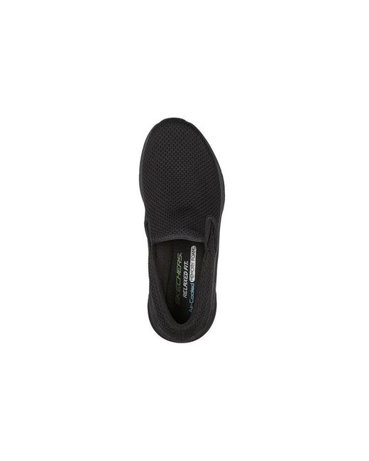 Skechers Black Dlux Walker Murlino 'Pure' for men