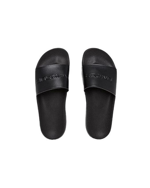 Under Armour Black Core Remix Slippers for men