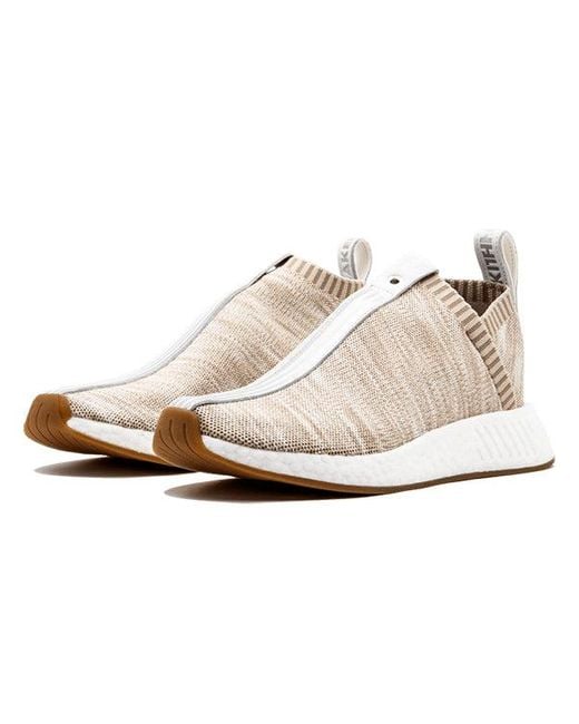 Adidas White X Kith X Naked Nmd_Cs2 Primeknit for men