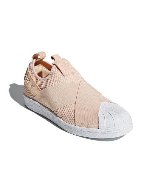 Adidas Pink (Wmns) Superstar Slip On 'Linen'