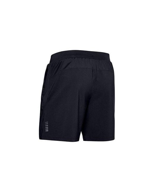 Under Armour Blue Qualifier Speedpocket 7 Inch Shorts for men