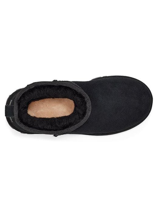 Ugg Black (Wmns) Essential Mini Classic Fleece Lined