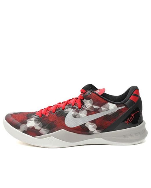 Nike Red Kobe 8 System 'Milk Snake' for men
