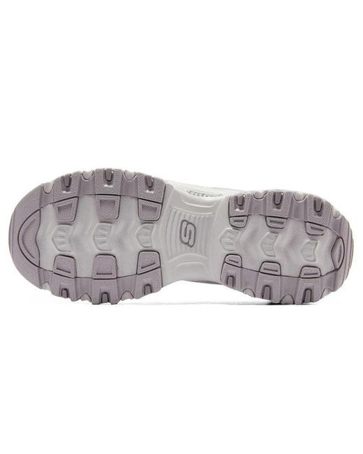 Skechers White (Wmns) D'Lites 1.0