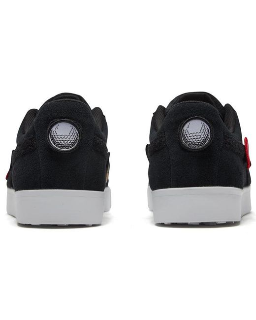 PUMA Black Suede Golf Patch Le for men