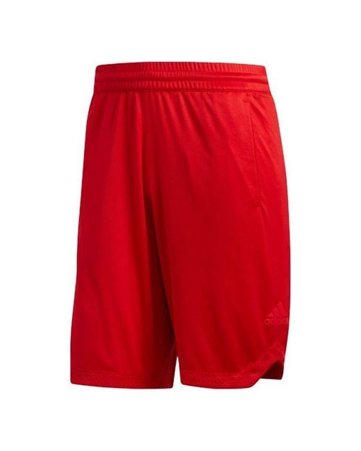 Adidas Red Rose Short Training Gym Sports Basketball Shorts for men
