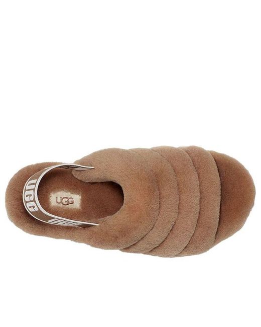 Ugg Brown (Wmns) Fluff Yeah Slides 'Chestnut'