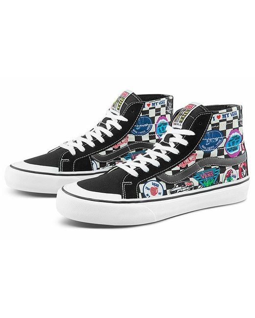 Vans Blue Sk8-Hi Print