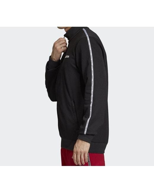 Adidas Black C90 Track Top Jacket for men