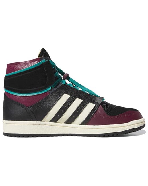 Adidas Blue Top Ten De Burgundy' for men