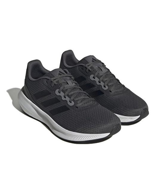 Adidas Black Runfalcon 3.0 Tr Wide Carbon' for men