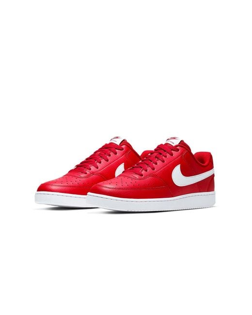Nike Red Court Vision Low 'Gym' for men