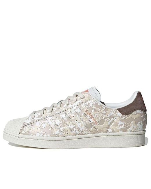 Adidas White Originals Superstar 'Camo for men