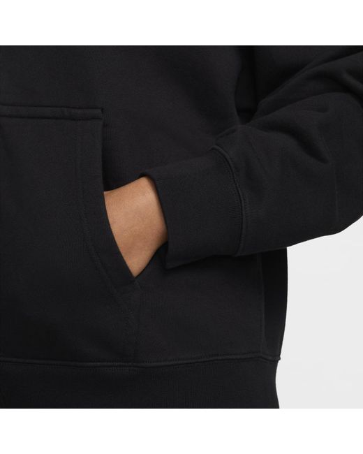 Nike Black X Stussy Ss24 Full-Zip Fleece Hoodie for men