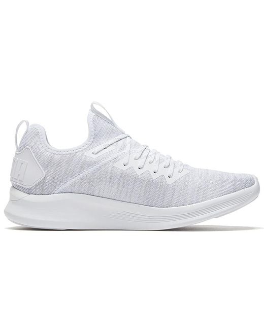 PUMA White Ignite Flash Evoknit for men