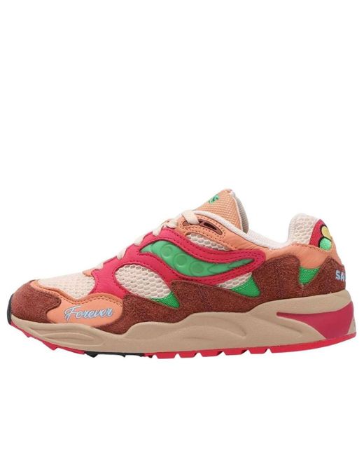 Saucony Red X Jae Tips Grid Shadow 2 'What's The Occasion? Wear To The Party' for men