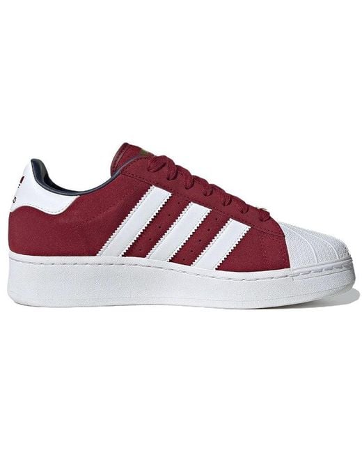 Adidas Red Originals Superstar Xlg for men