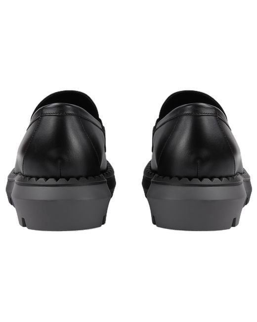 Gucci Black Horsebit Loafers 'All' for men