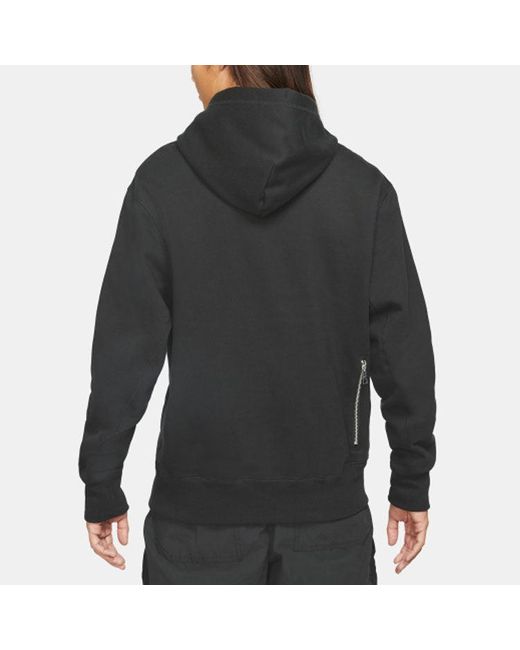 Nike Black Sportswear Logo Casual Pullover Sports for men